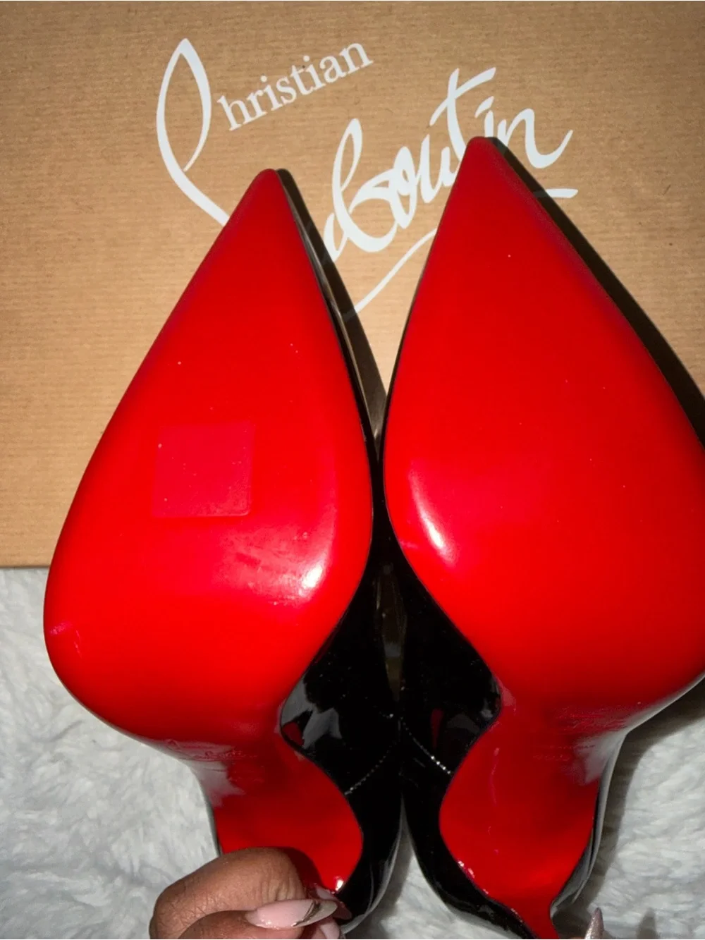 Christian Louboutin Black Patent So Kate Pumps- SIZE 40.5